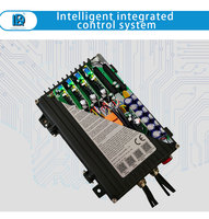 Control Remoto Inalámbrico Industrial de Alta Gama, Modelo Semi 10 Funciones, Color Azul, para Equipos de Grúas Hidráulicas
