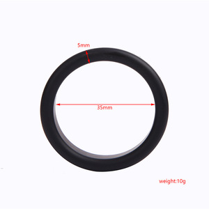 Anel Peniano Masculino de Silicone para Adultos em 2 Cores, Brinquedos Sexuais para Atrasar Ejaculação, Anel Peniano para Homens - Product Image 2