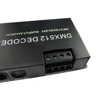 Contrôleur d'éclairage de scène DMX512 DC5-24V, 24 canaux, bande LED RVB, décodeur DMX512