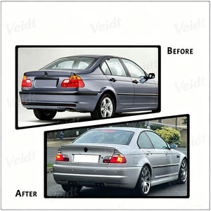 Kit Carrozzeria Veidt per <span class=keywords><strong>BMW</strong></span> Serie 3 <span class=keywords><strong>E46</strong></span>, <span class=keywords><strong>Paraurti</strong></span> Stile M3 1998-2004 - Product Image 3