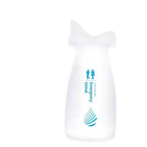 Urinoir d'urgence portable pour hommes et femmes, urinoir jetable de forme ovale sans eau pour les voyages en voiture et les déplacements, paquet de 4 - Product Image 5