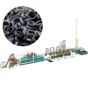 Beston Groep Continue Afvalband Plastic Recyclingmachine Pyrolyse Oliefabriek Voor Diesel