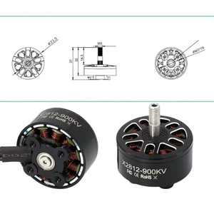 <span class=keywords><strong>Motor</strong></span> sin Escobillas X2812 BLDC 4-6S 5mm 7-9 Pulgadas para Dron <span class=keywords><strong>de</strong></span> Largo Alcance RC 12N14P Outrunner para Carreras FPV, Quadcopter, Barco RC, Piezas DIY - Product Image 3