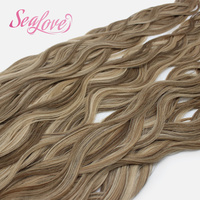 Perruques de luxe en cheveux humains tissés à la machine pour femmes blanches, perruque courte ondulée blond platine, vente en gros pour salons de beauté