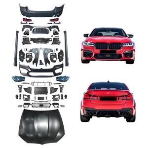 Kit de Modificación de Automóviles 2017-2023, Parachoques Delantero F90, Capó del Motor, Faros LED, Parachoques Trasero, Luces Traseras, Kit de Carrocería para BMW Serie 5 - Product Image 1