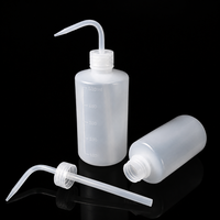 Bouteille de lavage en plastique LDPE à presser, pour rinçage chimique et eau, pour laboratoire