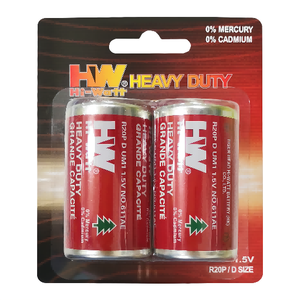 Hw भारी शुल्क कार्बन जस्ता बैटरी d 1.5v 4200mah <span class=keywords><strong>R20</strong></span> d आकार कार्बन बैटरी - Product Image 1