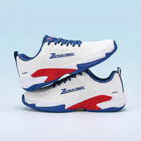 Chaussures de tennis et de pickleball unisexes respirantes, amortissantes, antidérapantes, avec doublure en mesh, pour terrains en terre battue et surfaces dures, compétition.