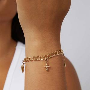 Gemnel 925スターリングシルバーチャームクロスチャームペンダント - Product Image 2