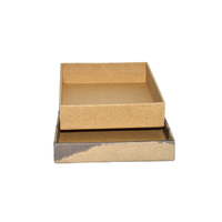 Boîte de papier kraft écologique avec logo personnalisé Matériaux recyclés Impression UV-Boîte d'emballage personnalisée pour cadeau