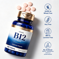 Comprimés de Vitamine B12 RICHTEK 100 mcg – Complément Essentiel pour Hommes – Soutien Énergétique – Formule Végétalienne Sans OGM et Sans Gluten