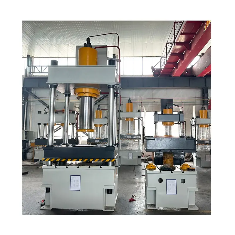Fornecedor da China Máquina de prensagem hidráulica de tampa de bueiro smc de quatro colunas com três vigas de 400 toneladas Máquinas de prensagem a quente