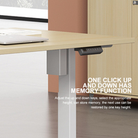 Bureau de travail électronique à hauteur réglable avec moteur, table de bureau assis-debout pour le travail