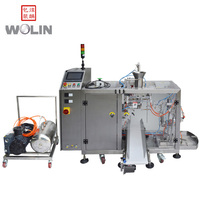 Machine alimentaire électrique automatique à commande PLC pour le remplissage et la fermeture de sachets stand-up, mini-doypacks et sachets ziplock de café en grains, de noix et de poudre