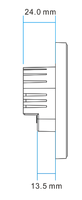 Controlador maestro DMX512 remoto para tira de LED, panel de pared RF 2 en 1 CCT de color mono con atenuación DIM, color blanco dual, 2 en 1, LED