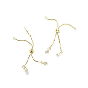 18K <b>Gold</b> Plated Bracelet, <b>Drawer</b> Bracelet, Color-Retaining, Adjustable, DIY Handmade Bracelet, Semi-Finished Accessories - Product Image 5
