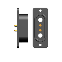 Fábrica personalizar 2 pines magnético Pogo Pin conector macho