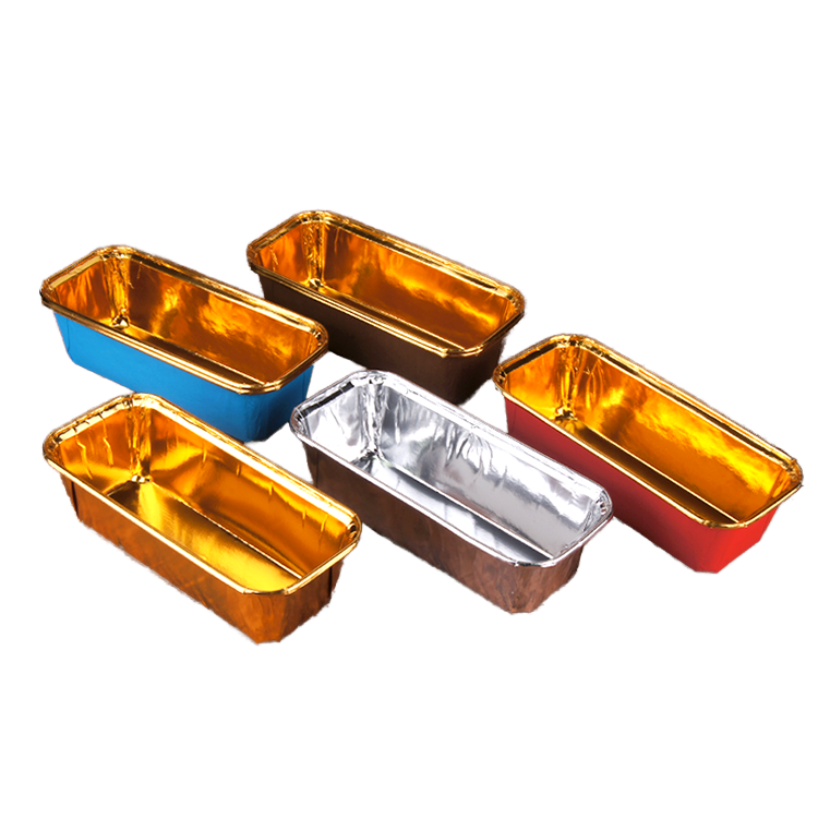 Commercial Rectangle Paper Loaf Pans for Baking Easy Kraft Bread