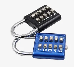 Vendita calda di fabbrica 10 cifre numero Atom File cabinet keyless password lucchetto 8 lucchetto digitale
