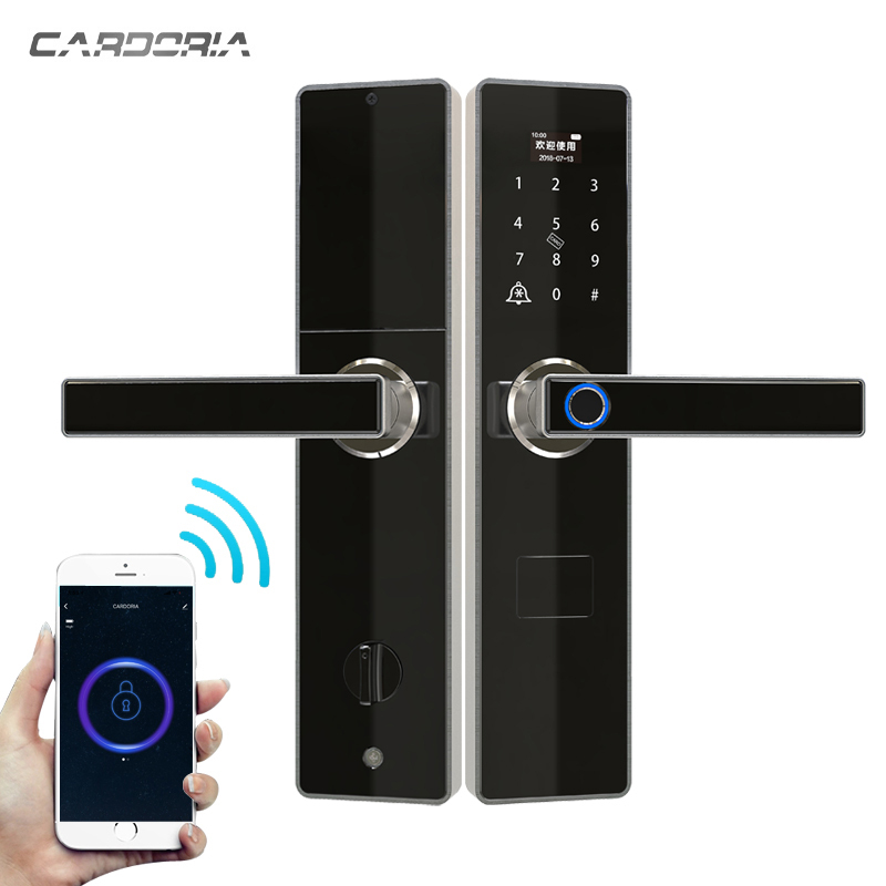 Digitales Intelligent APP Serrure de Porte avec télécommande WIFI débloquer et Débloquer la requête d'enregistrement