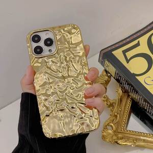 Custodia per telefono di lusso di lusso con personalità dorata per <span class=keywords><strong>iPhone</strong></span> 16 15Pro 14 13 12 11 <span class=keywords><strong>XS</strong></span> MAX XR <span class=keywords><strong>Cover</strong></span> <span class=keywords><strong>protettiva</strong></span> accessori - Product Image 4
