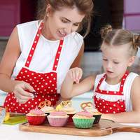 Rosa Folien-Cupcake-Muffinförmchen Standardgröße Backförmchen Premium Fettdicht & Robust