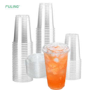Fuling 32 oz rõ ràng nhựa uống lạnh ly với nắp biểu tượng tùy chỉnh - Product Image 2
