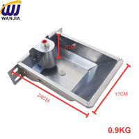 WANJIA WJ851 Nouvelle Abreuvoir Automatique en Acier Inoxydable 304 pour Bovins, Chèvres et Volailles – Abreuvoir Anti-Corrosion pour Bétail