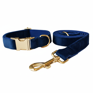 Jay d.l ชุดสายจูงปลอกคอปลอกคอสุนัขนุ่มสบายพร้อมหัวเข็มขัดโลหะสำหรับงานหนักและสายจูงปรับได้สำหรับขนาดเล็ก - Product Image 1