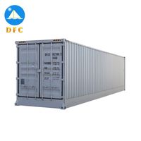 Conteneur maritime en acier DFC 40HC 40 pieds High Cube à toit ouvert, conception de porte latérale, dimensions internes personnalisables 67,2 m³ Chine