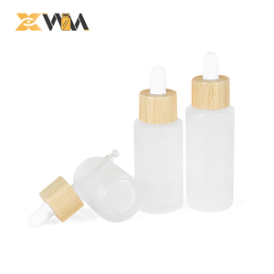 Botella cuentagotas de vidrio esmerilado con hombro plano de 10ml 30ml 50ml para envasado de aceites esenciales y cosméticos - Product Image 3