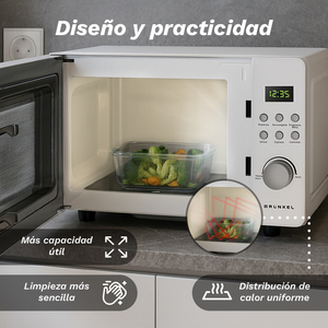 กรุนเคลเตาอบไมโครเวฟ 20 ลิตร 700 วัตต์ 5 ระดับพลังงาน เครื่องใช้ไฟฟ้าในครัว - Product Image 5