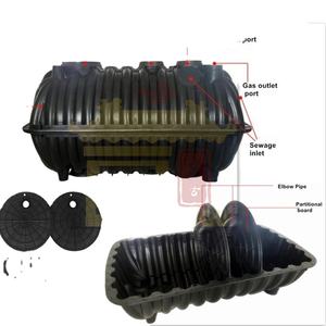 Tanque Séptico de Alta Resistencia de 3 Cámaras para Entierro Profundo Subterráneo en Zonas Frías - Product Image 1