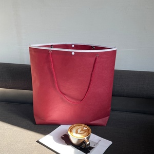 Sacs à main pour femmes en non-tissé avec logo personnalisé, sacs de plage multicolores avec logo, sacs fourre-tout réutilisables pour l'extérieur - Product Image 3