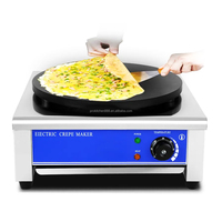 Machine à crêpes électrique 3000W à poêle unique pour usage domestique ou machine à crêpes commerciale