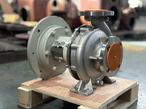 Pompe de circulation d'eau chaude en acier inoxydable SS316/SS304, pompe de surpression haute performance pour usage industriel et commercial PAC32/13~PAC250/40 - Product Image 2
