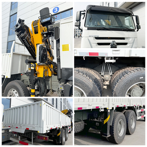 重型新型中国重汽豪沃8X4 10吨液压臂式起重车 - Product Image 4