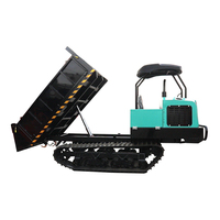 Dumper sur chenilles 3 tonnes Dumper sur chenilles diesel personnalisable-Camion auto-videur hydraulique pour la vente