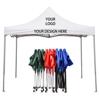 Carpa Plegable Resistente al Agua de 10x10 para Exteriores, Ideal para Puestos de Comida y Puestos de Mercado Callejero, Venta al Por Mayor