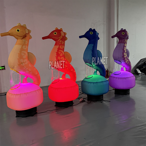 Événement Décor Gonflable Led Éclairage Hippocampe Gonflable Hippocampe Animal <span class=keywords><strong>Marin</strong></span> - Product Image 4