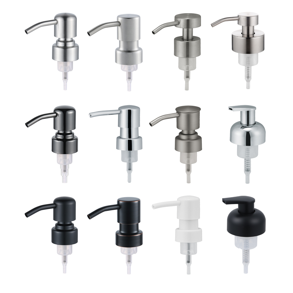 Différents styles de têtes de pompe de 33 mm/45 mm