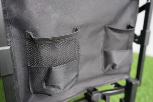 Xách tay 4-bánh Xe cắm trại ngoài trời giỏ hàng có thể gập lại CuộN container tay đẩy xe đẩy thép carbon + Oxford Vật liệu OEM tùy biến - Product Image 4