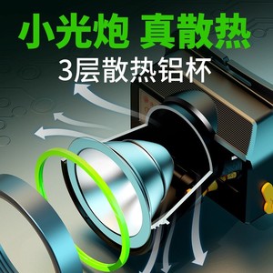 Lampe frontale 2025, nouveau modèle, lumière puissante, lampe frontale LED rechargeable pour la pêche nocturne, utilisation en plein air - Product Image 5