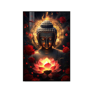 Религия Будда Настенный декор картины настенное искусство дешевые картины оптовая продажа холст живопись - Product Image 4