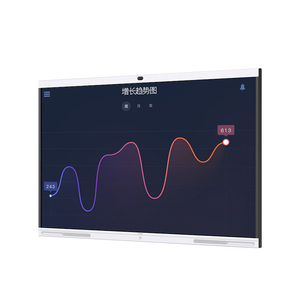 Tableau blanc interactif de 75 pouces, résolution 3840x2160, écran tactile IR 10 points, panneau LCD avec fonction d'appel en zoom - Product Image 4