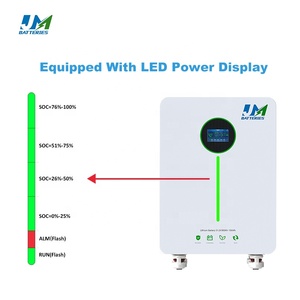 JM Industrial - Batería de Iones de Litio de Estado Sólido de 48 V, 300 Ah, 314 Ah, 400 Ah, Sistema de Almacenamiento de Energía Solar Móvil Inteligente - Product Image 4
