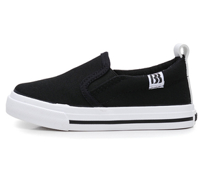 أحذية رياضية عالية الجودة مخصصة سهلة الارتباط للأطفال أحذية مشي للأطفال أحذية قماشية سوداء - Product Image 2