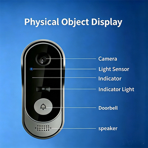 IFA02 M9S Caméra de sonnette interphone sans fil WiFi à longue portée, avec amplificateur de signal et fonction de pénétration des murs - Product Image 4