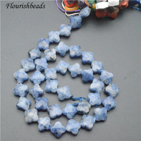 Perles de pierre naturelles de qualité supérieure : Améthyste, Lapis Lazuli, Agate Rouge d'Inde, facettées en forme de fleur, pour la fabrication de bijoux, colliers et bracelets
