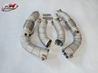 Collecteur d'échappement thermique en acier inoxydable KM Performance pour BMW M5 G90 G99 S68 4.4TT V8 – Amélioration du système d'échappement à flux libre